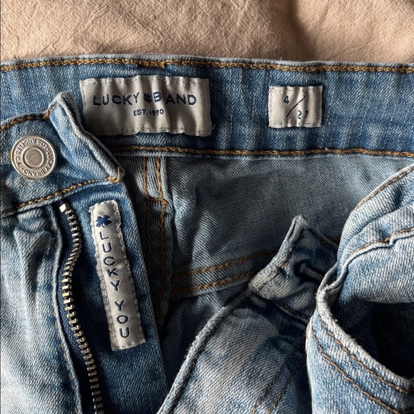 Lucky Brand High Rise Curvy Denim Shorts | Size 4/27 - Picture 2 of 5